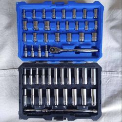 Kobalt 1/4 drive SAE Metric Socket Set