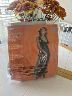 Gold Metallic  Gothic Cape 
