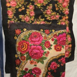 Womans Scarf 2 Pieces Cotton