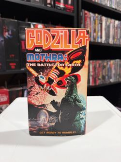 Godzilla And Mothra The Battle For Earth VHS