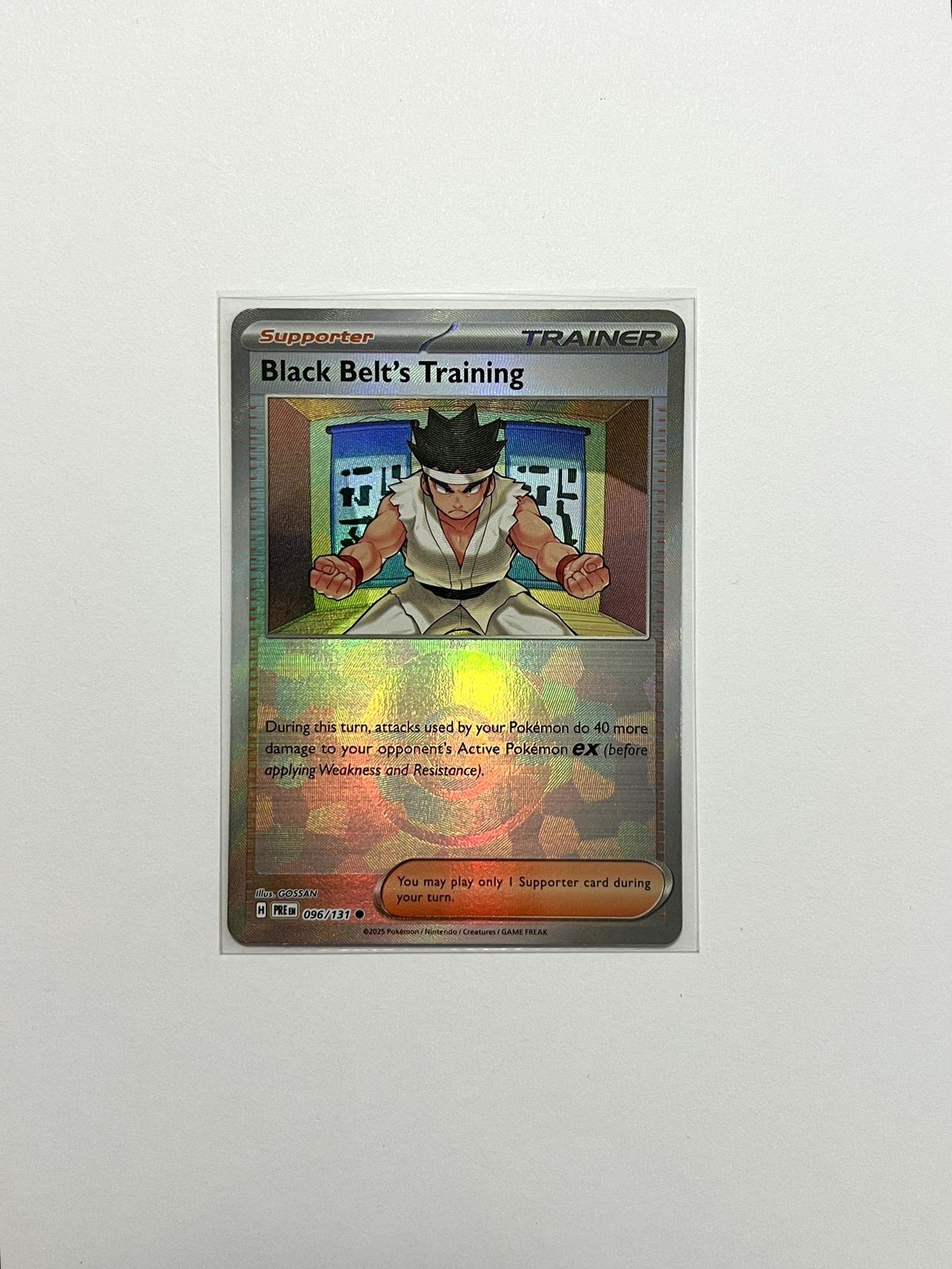 Black Belt's Training - (Poke Ball Pattern) 096/131 Prismatic Evolutions M NM