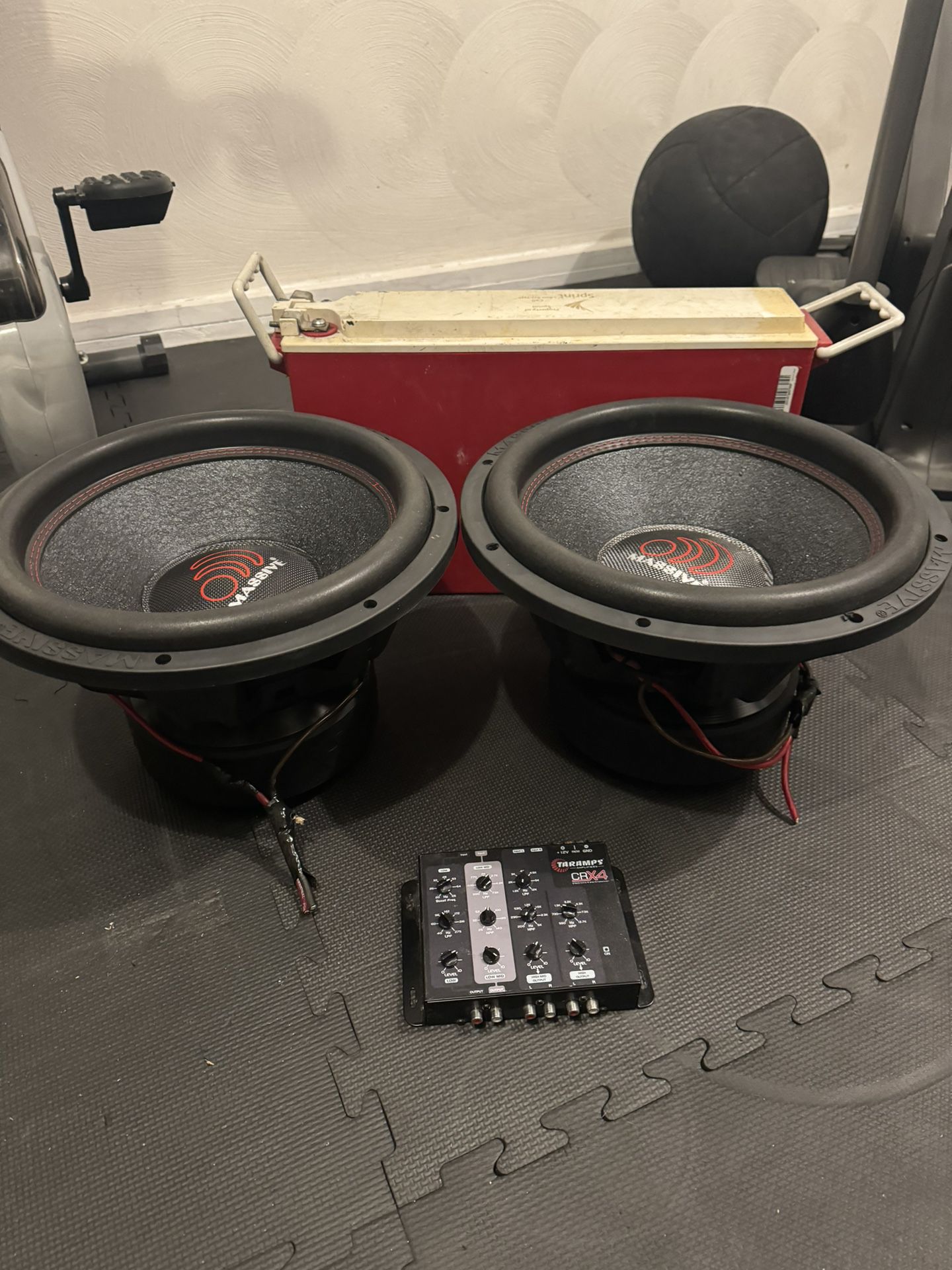 Bass (15), Amplifier, And Battery 