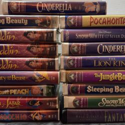 90’s Walt Disney VHS Collectors Videos