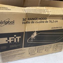 New Whirlpool Kitchen Hood