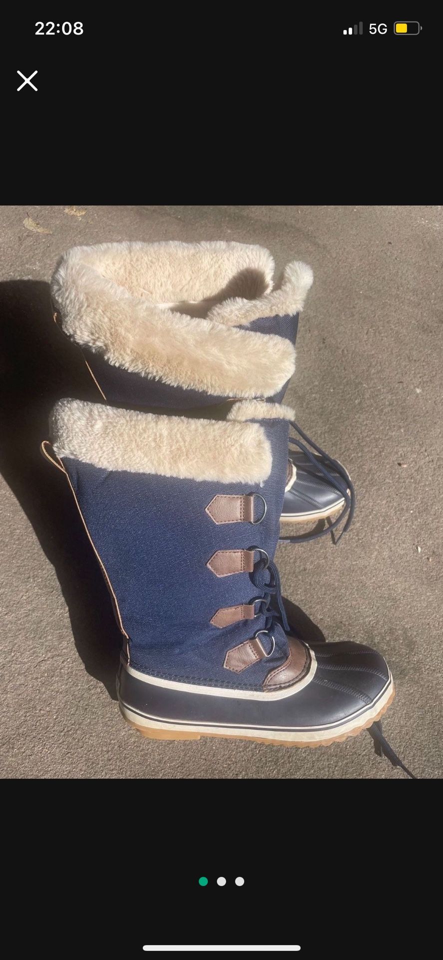 New Women Snow Boots, , Size 9