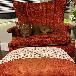 (2) Red Wingback Chairs MUST GO BY 11/29