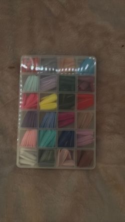 Multicolor fake nails Set