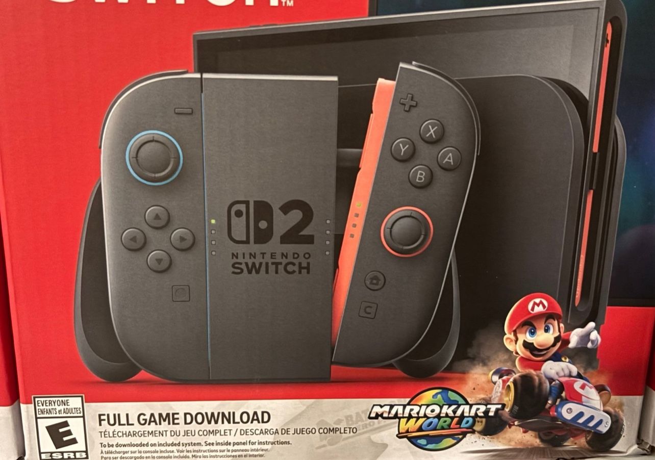 Nintendo Switch 2 Mario Kart Bundle! (Text Me Before Purchase)