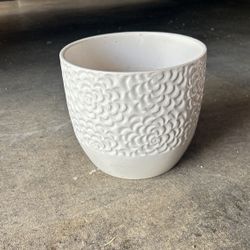White Ceramic Pot