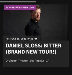 Ticket to Daniel Sloss: Bitter