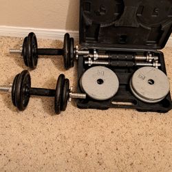 80 lbs. Adjustable Dumbbells