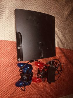 PS3 console With two controllers and power cord and games if you prefer pick up only