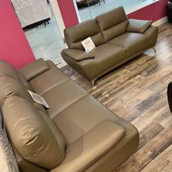 Valencia Two Piece Sofa Loveseat On Clearance $4 99