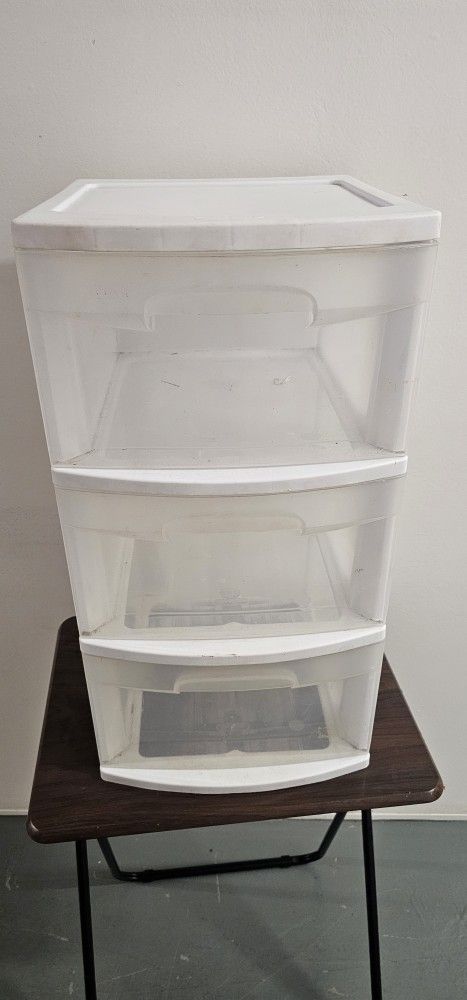 3 drawer-plastic Storage 