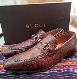 Gucci
Martin Dingman
Jacob Genuine Alligator Horse Bit Loafers