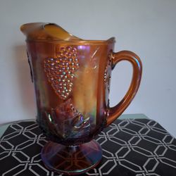 Carnival Glass Pitcher 