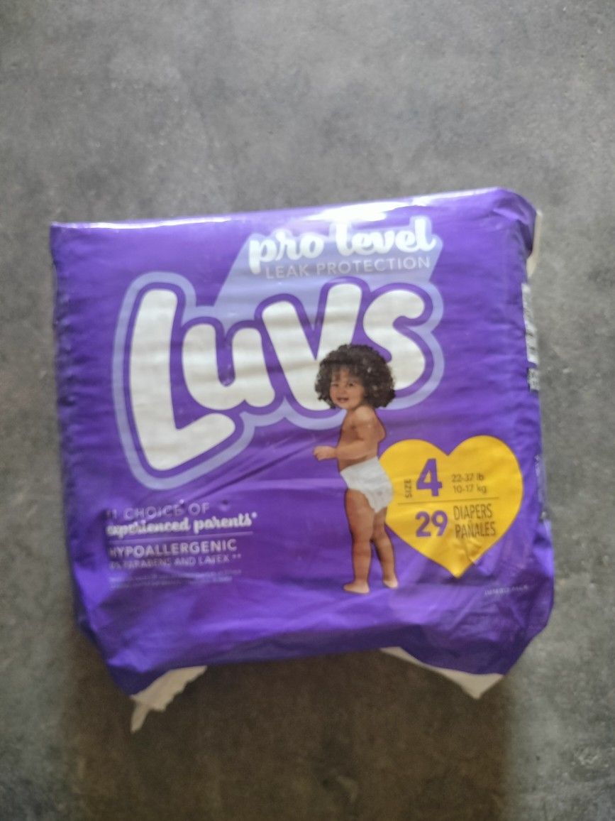 Luvs Diapers Size 4