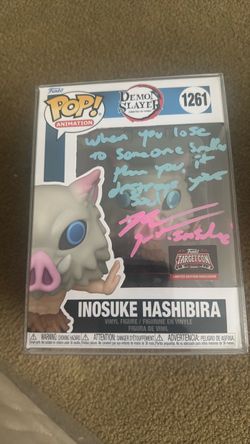 Inosuke Funko pop signed