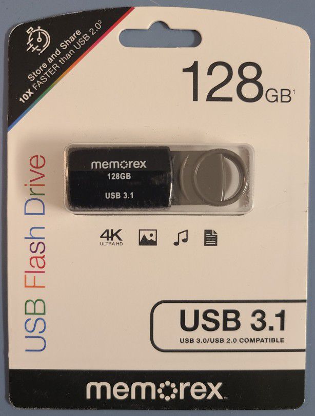 128GB USB 3.1 Flashdrive by Memorex