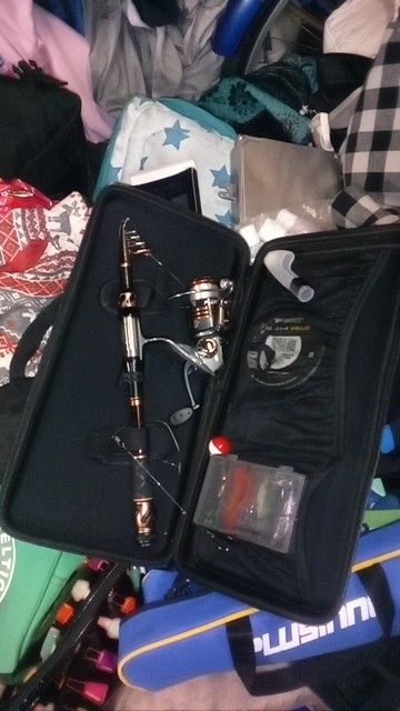 $40 Collapsible Fishing Rod with extras