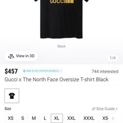 Gucci North Face Tshirt 