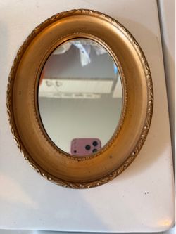 Small Antique gold mirror