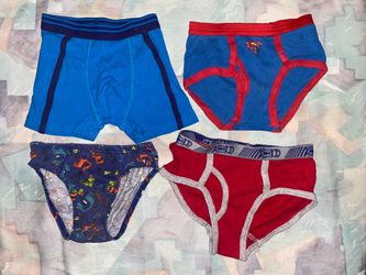 Size 3T/4T Boys' Underwear: Set of 4