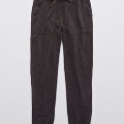 American Eagle Aerie Cozy Good Vibes Jogger Grey