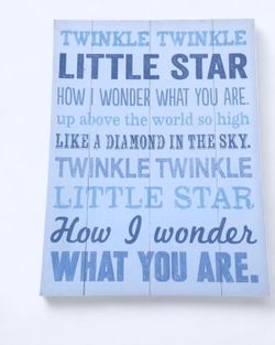 Cute baby canvas wall art