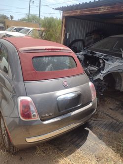 Fiat 500 convertible top parts