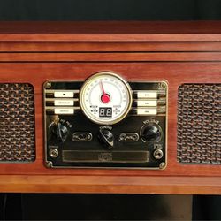 Victrola  6 In 1 Bluetooth Record Player Multimedia Center Model VTA-200B