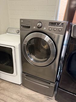 LG stainless steel electric dryer