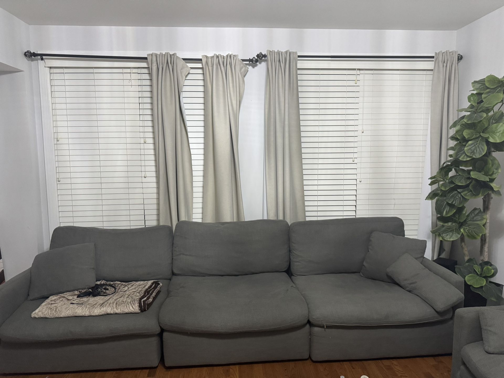 Heather Grey Sectional    