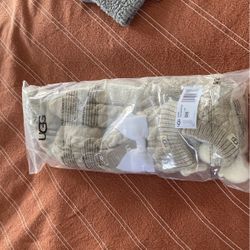 Never Worn Uggs Fleece lined Crew Sock