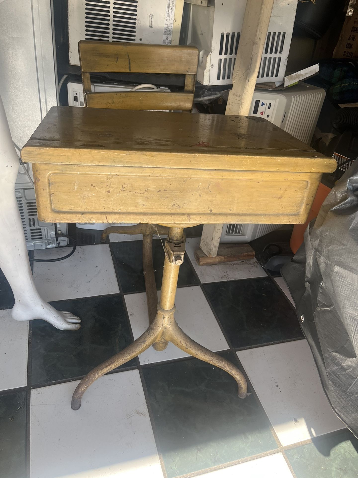 Antique School Desk
