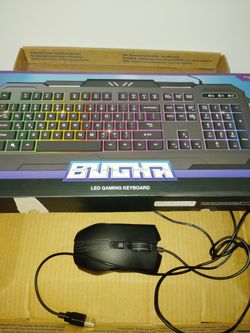 Bugha Keyboard & Cooler Master Mouse