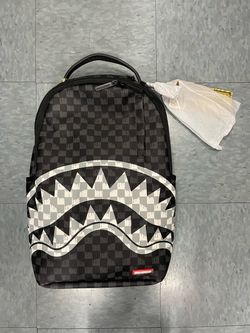 Sprayground Shark Mouth Checkered Backpack