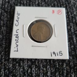 1915 Lincoln Wheat Cent 