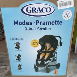 Graco Pramette Stroller: 3 in 1 (Newborn to Toddler)