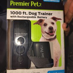 Behavior Correction And Training Collar-1,000 Ft Range Dog Trainer With Rechargeable Battery