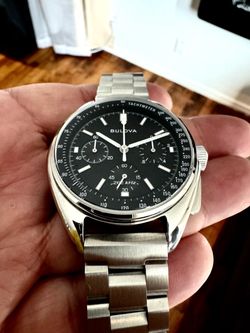 Bulova Lunar Pilot Watch Full Set