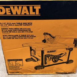 DEWALT DWE7485 table saw (8-1/4”)