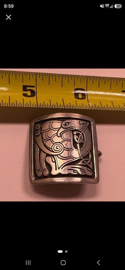 Celtic Knotwork hair tie pewter Silver Tone