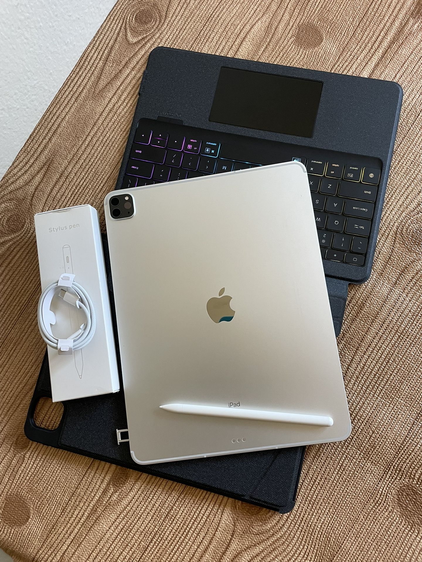 iPad Pro 12.9” (M1 chip / 2021) 5th Generation 1TB Memory WiFi + 5G cellular with pen & keyboard (2TB $1090)