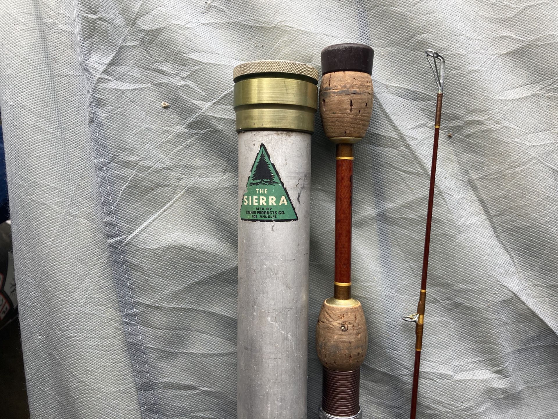 Vintage Ted William Tri Balance Fly Rod With Tube
