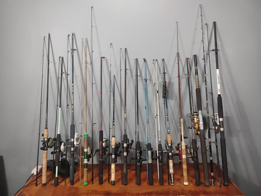 Fishing Pole Rod Reel Combo