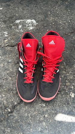 Adidas Wrestling Shoes Black and Red