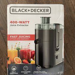 Black + Decker Juicer New In Box