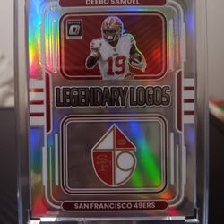 2022 Panini Deebo Samuel Silver Optic Holo Card