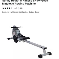 Sunny Health & Fitness SF-RW5515 Magnetic Rowing Machine